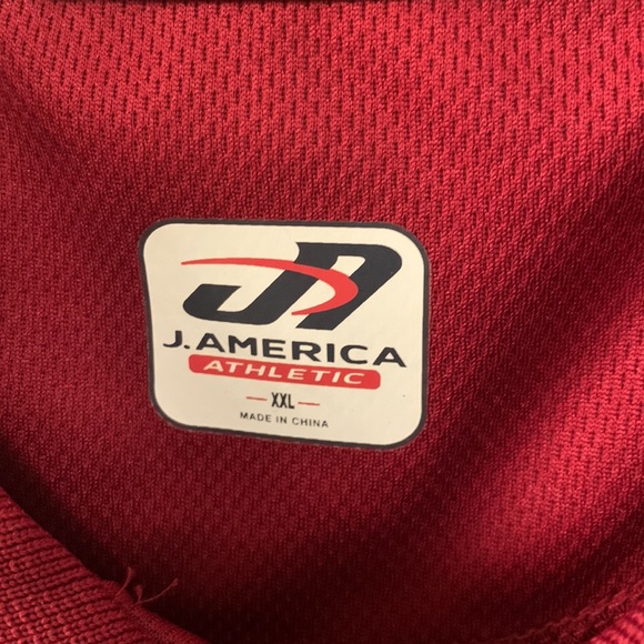 OU POLO NWTS J AMERICA CARDINAL SZ XXL 100% POLY NEVER-WORN - Picture 5 of 7